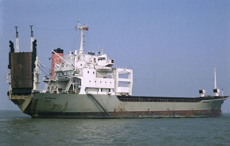 OPAL BOUNTY laid up in the River Blackwater Date: 5 September 1982.